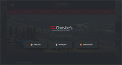Desktop Screenshot of christiewines.com